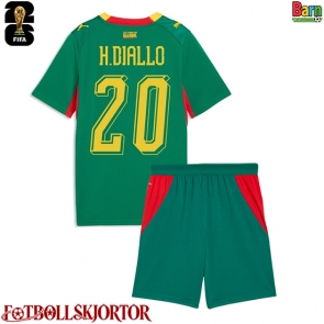 Senegal Habib Diallo #20 Borta Kläder Barn VM 2026 Kortärmad (+ Korta byxor)